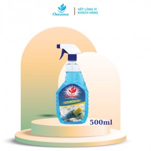 Nước Lau Kính OMAMA 500ml – Trong Suốt Không Tì Vết, Sáng Bóng Lâu Dài
