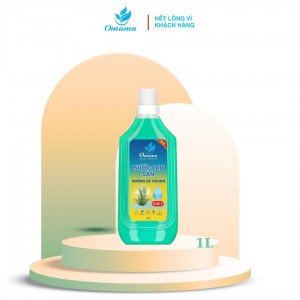 Nước Lau Sàn Sả Chanh OMAMA 1L – Sạch Bóng, Kháng Khuẩn, Thơm Mát Tự Nhiên