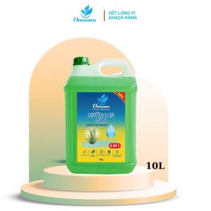 Nước Lau Sàn Hương Sả Chanh OMAMA Can 10L – Siêu Tiết Kiệm, Kháng Khuẩn, Thơm Mát Tự Nhiên