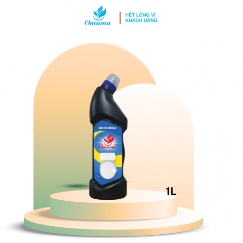 Nước Tẩy Bồn Cầu 5 in 1 Hương Chanh OMAMA 1000ml – Sạch Bóng, Khử Mùi, Diệt Khuẩn Toàn Diện